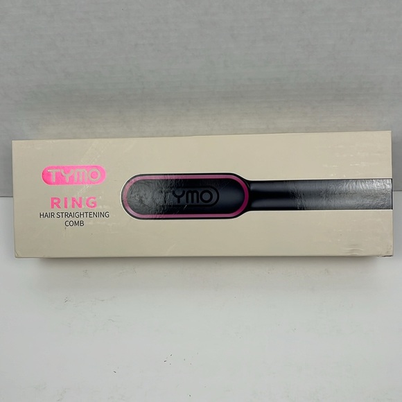 TYMO Ring Hair Straightening Comb 5 Temperature Levels Dual Voltage Electric - Picture 2 of 7